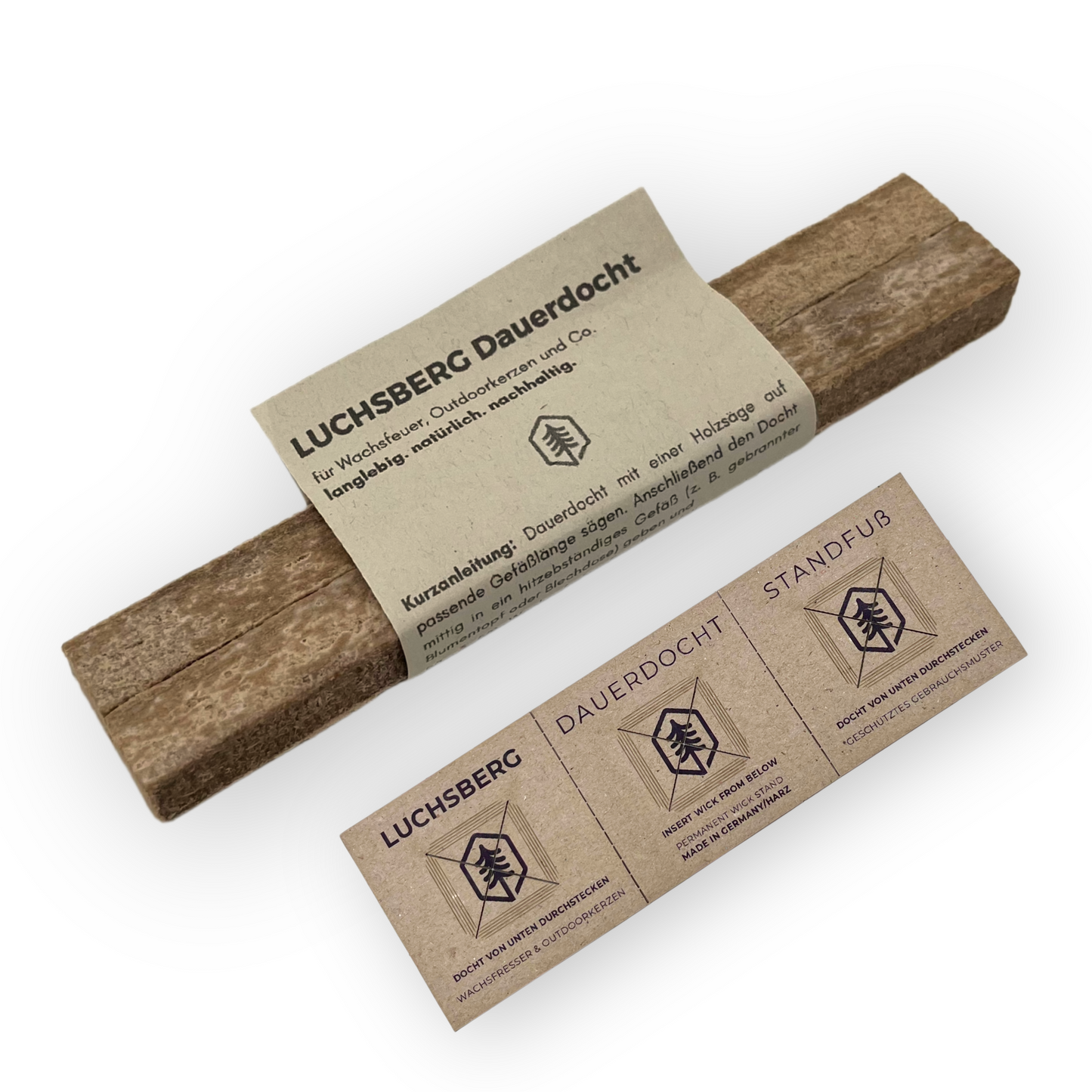 Dauerdocht für DIY Wachsfresser / Wachsfeuer / Outdoorkerze / Schmelzlicht
