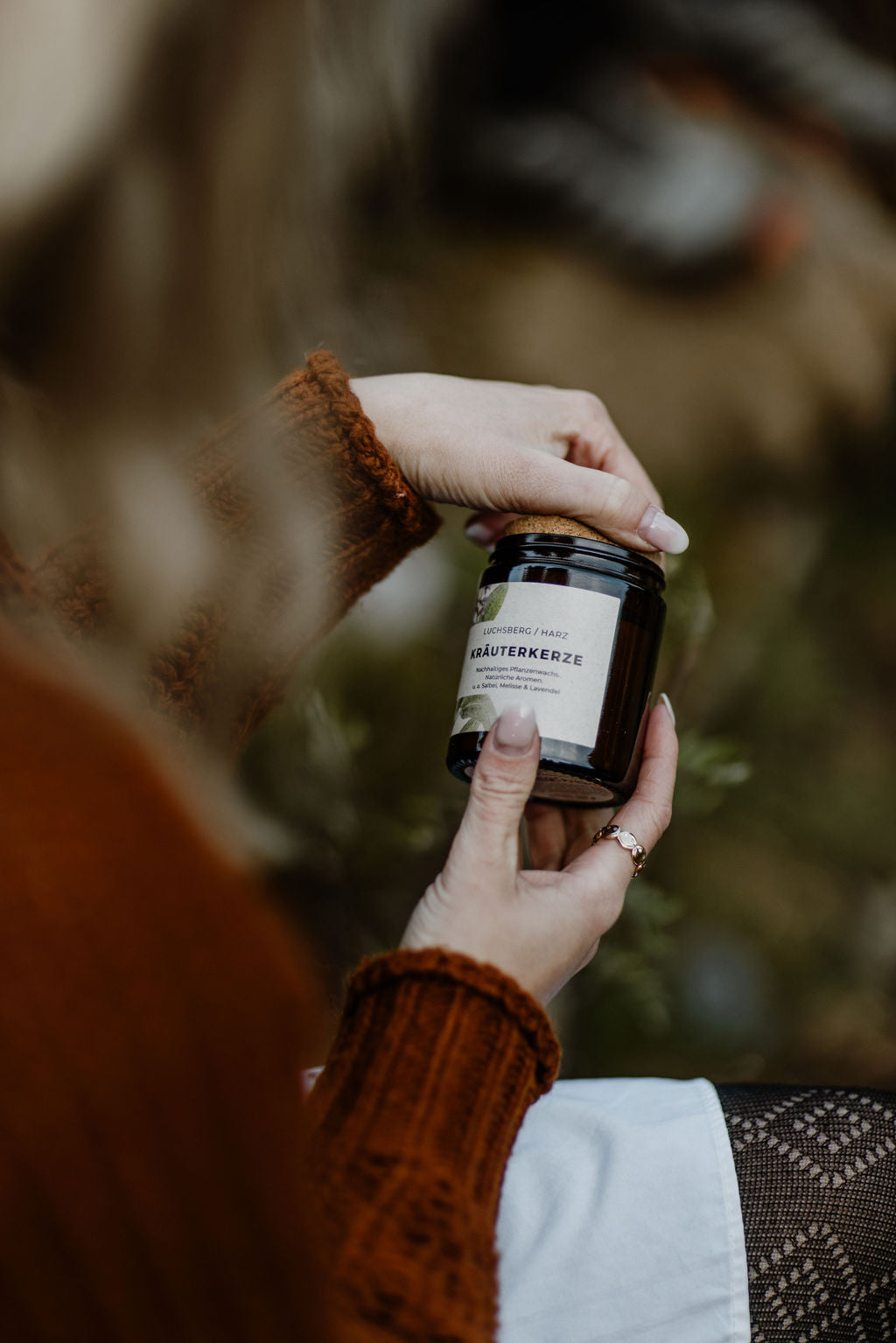 Aromakerze "Kräuterkerze"