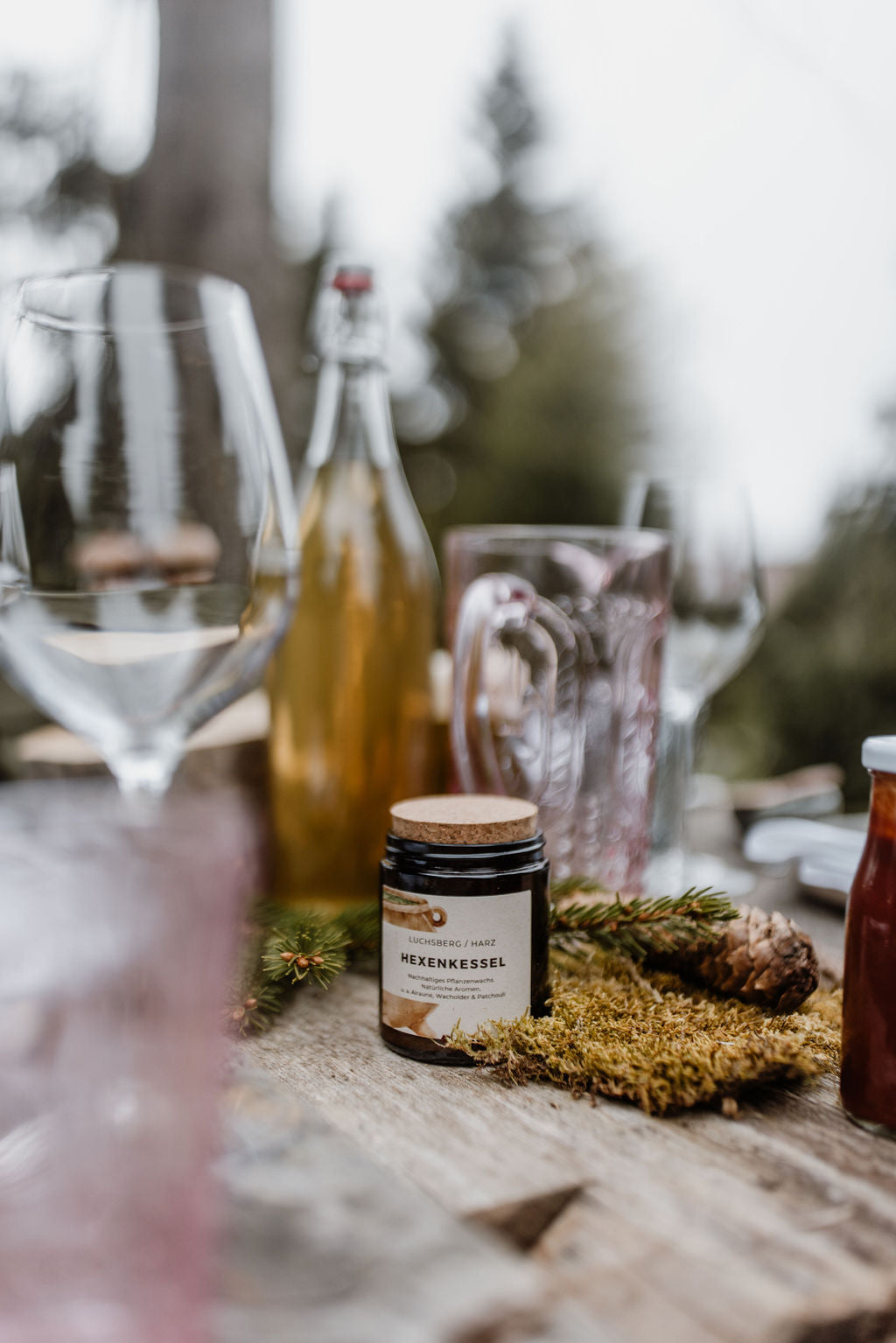 Aromakerze "Kräuterkerze"